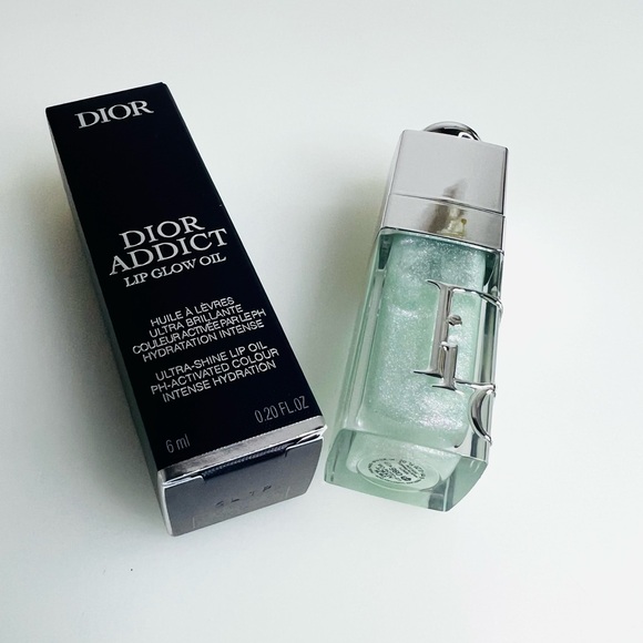 New Dior Addict Lip Glow Oil #086 “Minty” Sparkly Finish Full Size